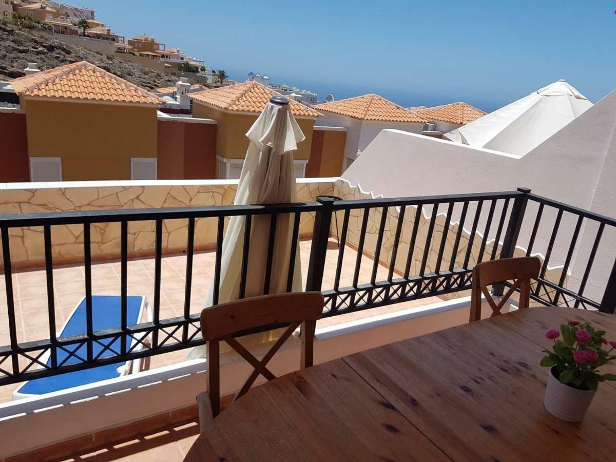 Villa Roque Del Conde With Fantastic Sea View, Terrace, Pool, Wifi, Sat-Tv, Garage Costa Adeje  Eksteriør bilde